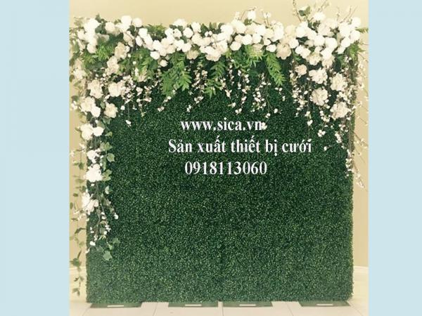 Bán backdrop chụp hình thảm cỏ, hoa lá